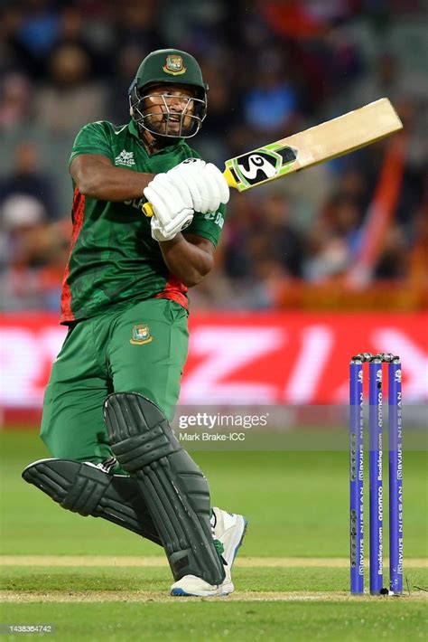 Yasir Ali Of Bangladesh Bats During The Icc Mens T20 World Cup Match