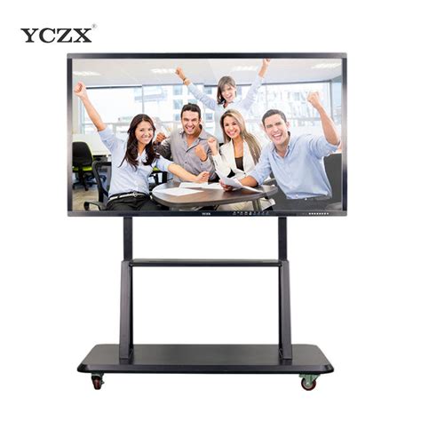 55 Inch Interactive Touch Screen Monitor Multifunction Lcd Interactive