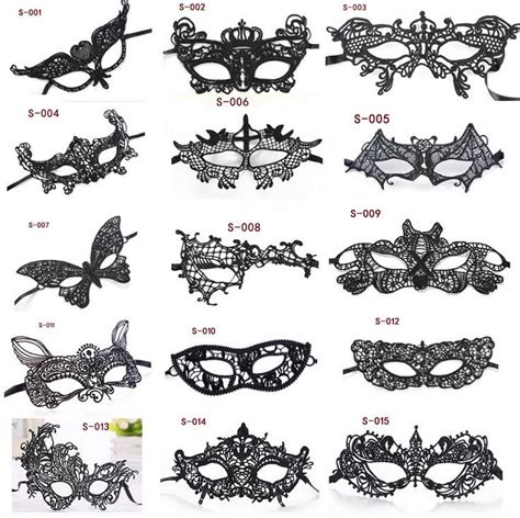 300pcs Lovely Lace Patch Halloween Masquerade Venetian Party Half Face