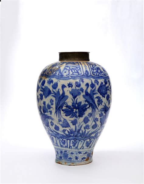 6.4'' china antique vase blue and white porcelain vase pottery bottle hxcc. A Safavid Blue and White Vase, Probably Kerman, Iran | BADA