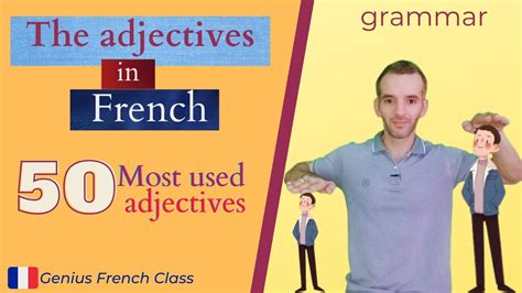 The 50 Most Used Adjectives In French With English Subtitles Youtube