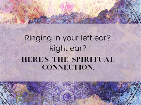 Spiritual Meaning of Right Ear Ringing