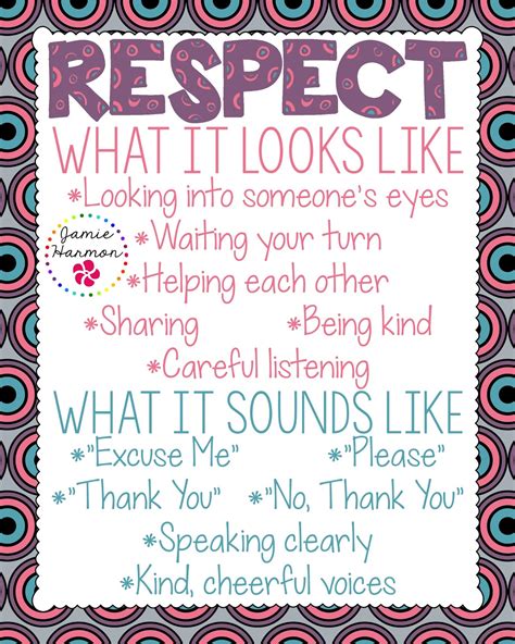 iHeart: Printable: Teaching: Respect Poster