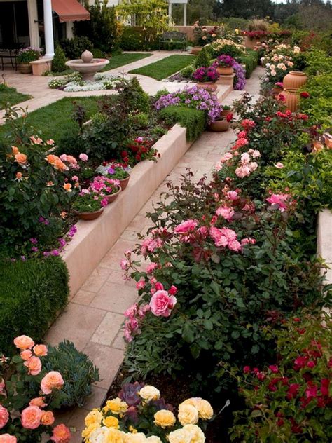 24 Small Rose Garden Design Ideas For Home Yard More Beautiful Rose Garden Design Small Rose