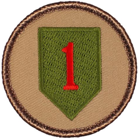 1st Infantry Division Patch 2 Inch Diameter Embroidered Patch Etsy