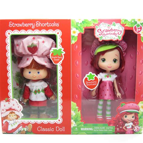 Strawberry Shortcake Then And Now Reissue Classic Doll Set Brown Eyed Rose