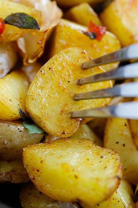 You'll always have new, tasty ideas to surprise and delight your family and friends—even on a busy weeknight. Greek Roasted Potatoes | Easy Delicious Recipes