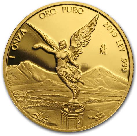 Libertad es la facultad o capacidad del ser humano de actuar según sus valores, criterios, razón y voluntad, sin más limitaciones que el respeto a la libertad de los demás. 1 Unze Goldmünze Mexican Libertad 2019 PP