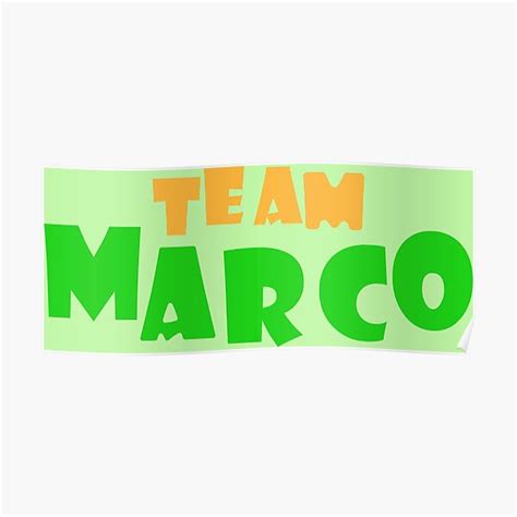 Team Marco Kissing Poster By Byntar Redbubble