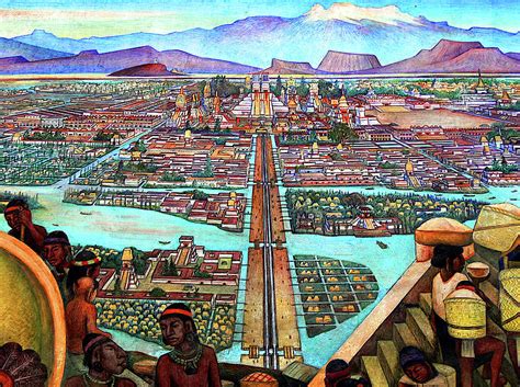 Tenochtitlan Mural Mixed Media By Diego Rivera Pixels
