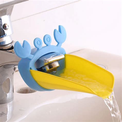 2pcsset Bathroom Kids Water Faucet Extender Sink Handle Extension