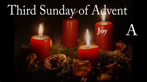Third Sunday Of Advent A 3soaa Youtube