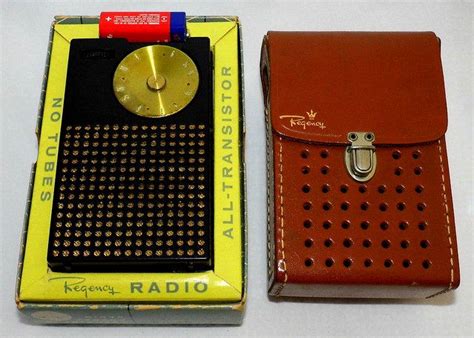 Vintage Regency Tr 1 Transistor Radio In Original Box With Flickr