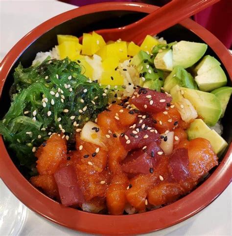 Pho Phu Linh Skokie Rice Poke Bowl Japanese Menu