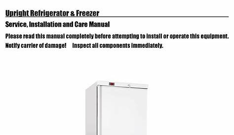 ARCTIC AIR AWF25Z SERVICE, INSTALLATION AND CARE MANUAL Pdf Download