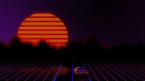 1366x768 Retrowave City Artistic Car Artwork 1366x768 Resolution Hd 4k