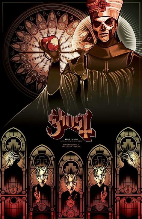 Heavy Metal Art Black Metal Band Ghost Ghost Bc Tour Posters Band