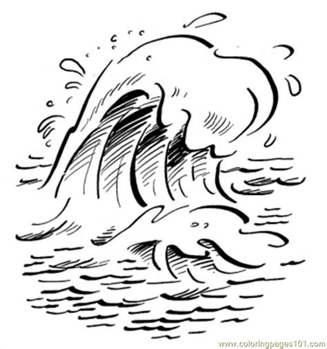 Having done with the coloring activity now it is the time to proudly present beautiful scenery of wave. Waves On The Ocean Coloring Page - Free Seas and Oceans ...