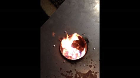 This cooker can fit up to 4 full foil pans in it. DIY Pellet Smoker Burn Pot Test Fire - YouTube