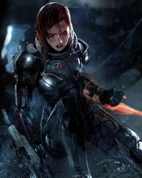 Me3 Femshep By Yumi29 Mass Effect Art Mass Effect 3 Mass Effect