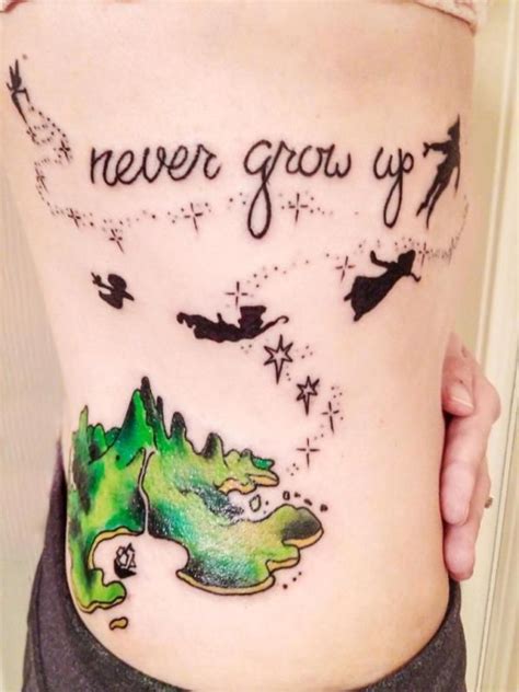 Disney Tattoos Disney Tattoos Never Grow Up Peter Pan