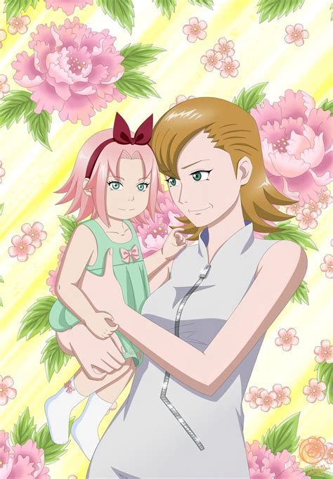 Sakura And Mebuki By Hanabi Rin On Deviantart