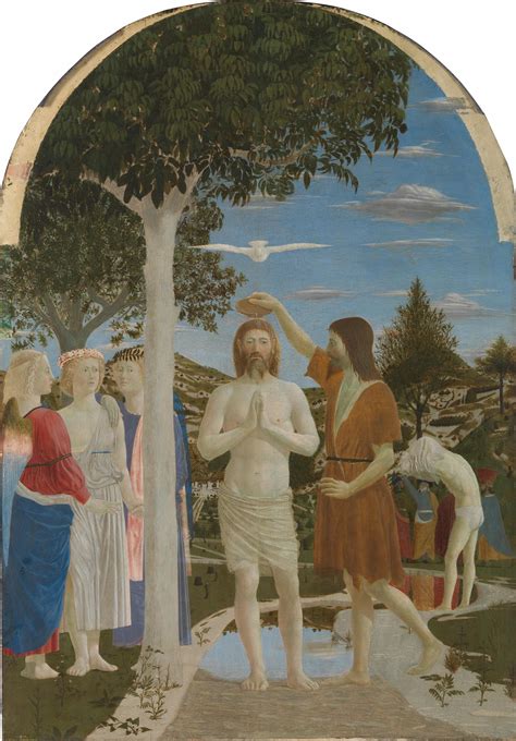 Piero Della Francescas Baptism Of Christ