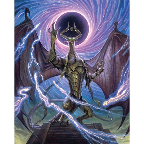 Nicol Bolas Dragon God Print Original Magic Art