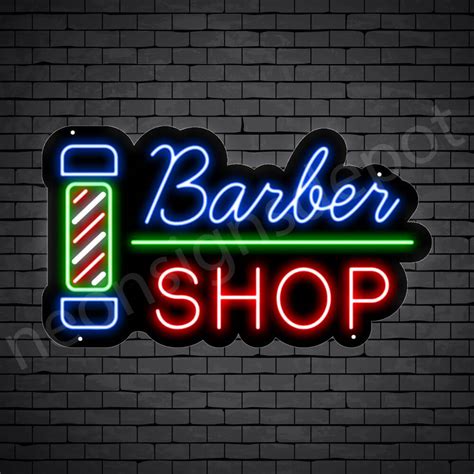 Barber Neon Sign Barbershop Neon Signs Depot