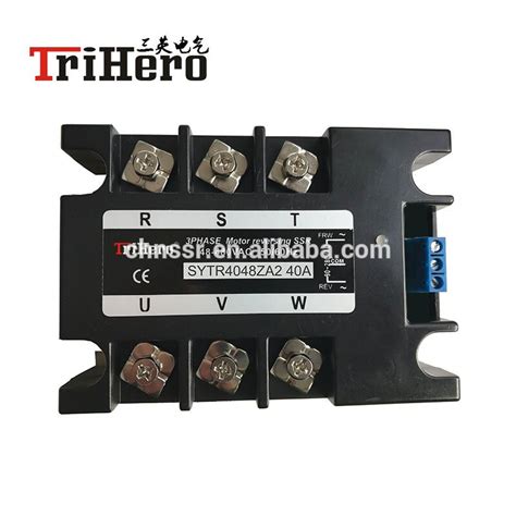 40a Three Phase Motor Reversing Ssr Solid State Relaymotor Controller