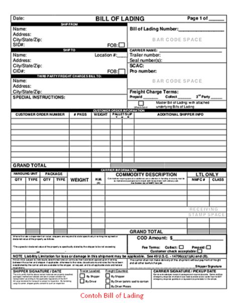 You can print the pdf form or send it electronically. Panduan Terlengkap, Pengertian & Jenis Bill of Lading ...