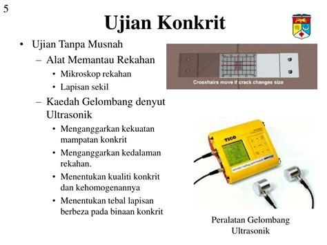 Harga bahan binaan 2013 building materials price 2013 bil. PPT - Teknologi Bahan KH 2263 UJIAN KE ATAS KONKRIT (Prof ...