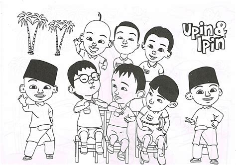 Maybe you would like to learn more about one of these? Coloring Page Upin Ipin - Printable Coloring