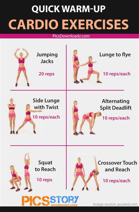Quick Cardio Warm Up Workouts Before Full Body Workout 5 To 10 Minutes