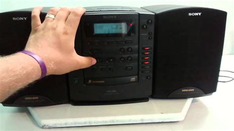 Sony CFD 626 CD Radio Cassette Recorder Boom Box YouTube