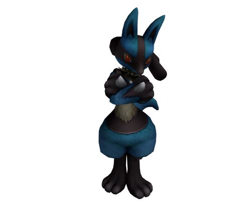 Wii Super Smash Bros Brawl Lucario 2 Trophy The Models Resource