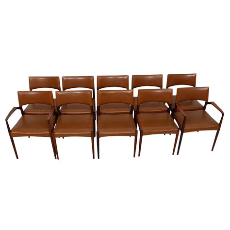 Danish Modern Rosewood Dining Chairs - Set of 10 on Chairish.com | Dining chairs, Rosewood ...