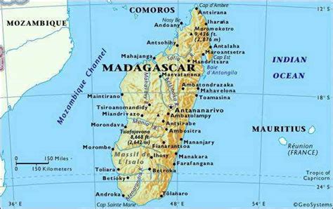 Madagascar Map And Madagascar Satellite Images