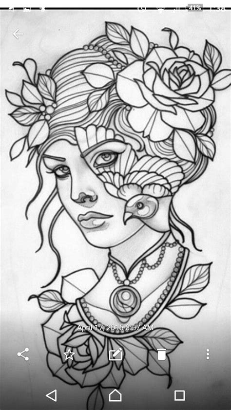 Download 16 best coloring pages images on Pinterest | Tattoo ...