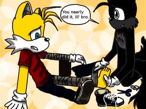 Merrick And Tails After The Skateboard Accident By Roninhunt0987 On Deviantart
