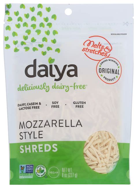 Daiya Dairy Free Cheese Shreds Mozzarella 8 Oz Buy Online In United Arab Emirates At