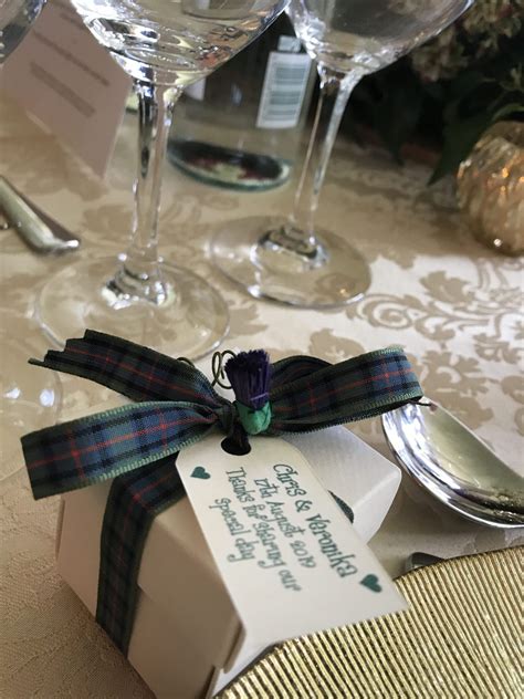 Luxury Scottish Tablet Wedding Favour Box Homemade Scottish Tablet