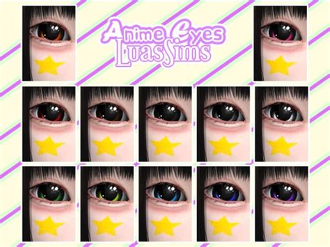 The Sims Resource Anime Eyes By Luassims Sims 4 Downloads