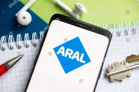 This Photo Illustration Aral Logo Seen Editorial Stock Photo Stock