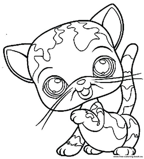 Coloring Lps Shorthaired Cat Coloring Pages