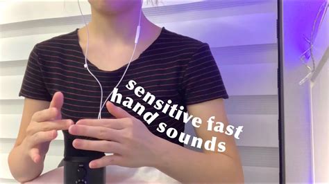 Asmr Fast Sensitive Hand Sounds Up Close Whispering Rambles Youtube