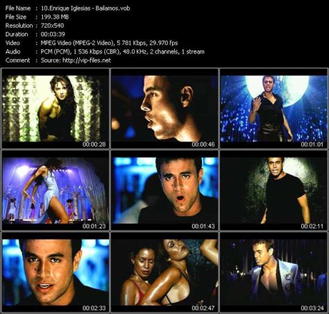 Enrique Iglesias Videos Download Enrique Iglesias Music Video Bailamos