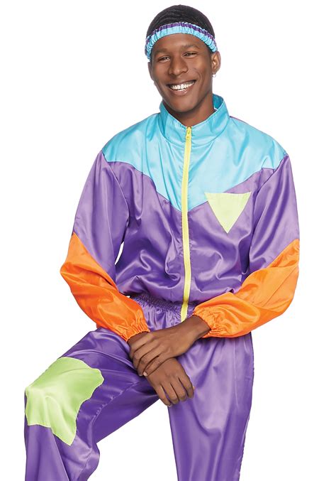 Awesome 80s Track Suit Costume For Men