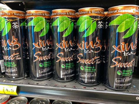 A Display Of Xing Sweet Green And Black Tea At A Whole Foods Market