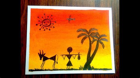 How To Draw Warli Painting Step By Step At Drawing Tutorials